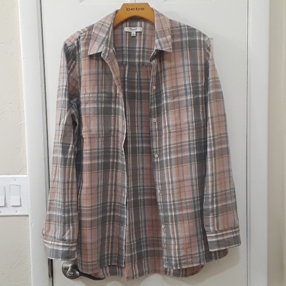 Madewell Ex-Boyfriend Flannel Shirt - Picture 5 of 8